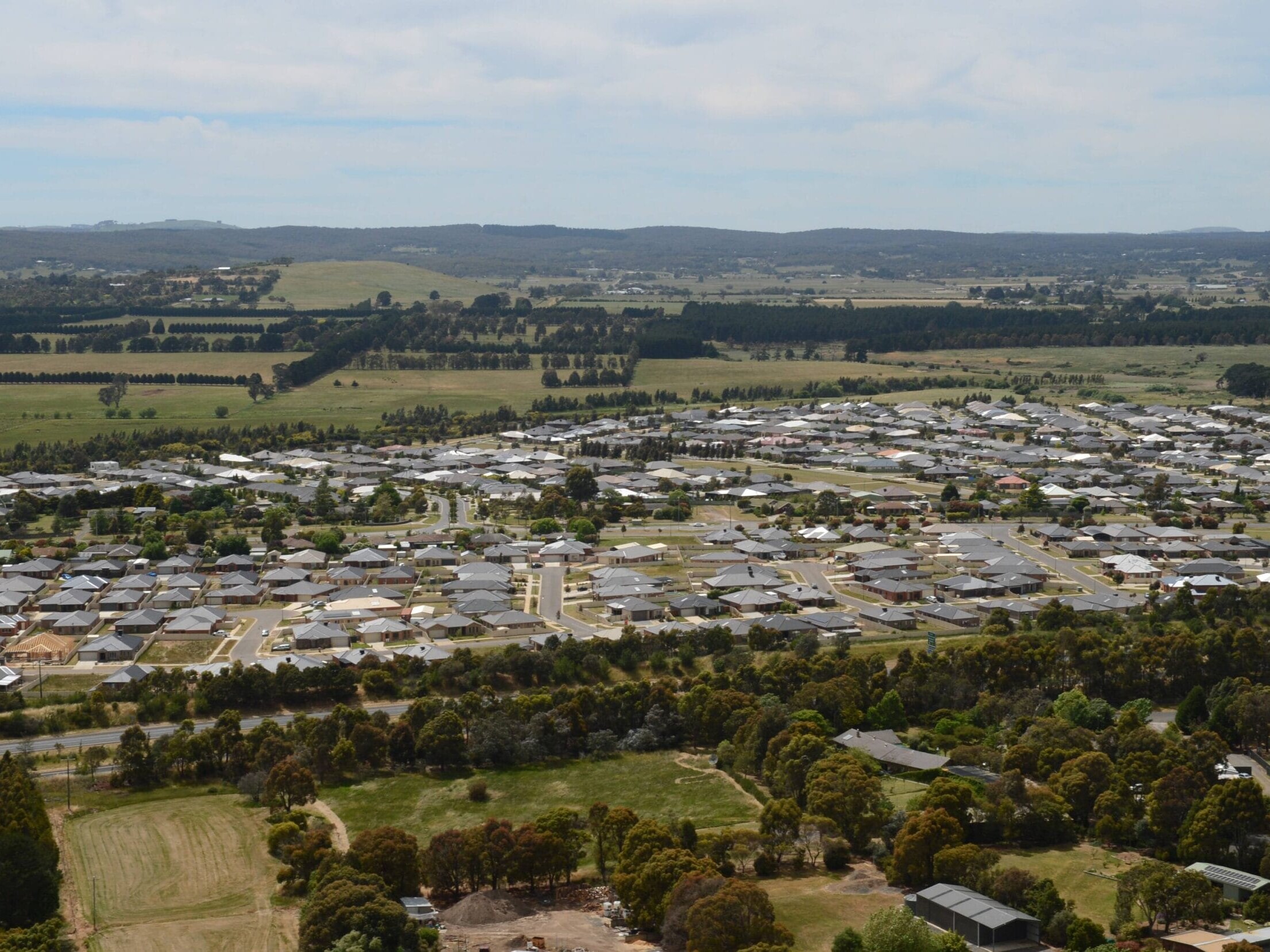 A land development within Miners Rest, VIC