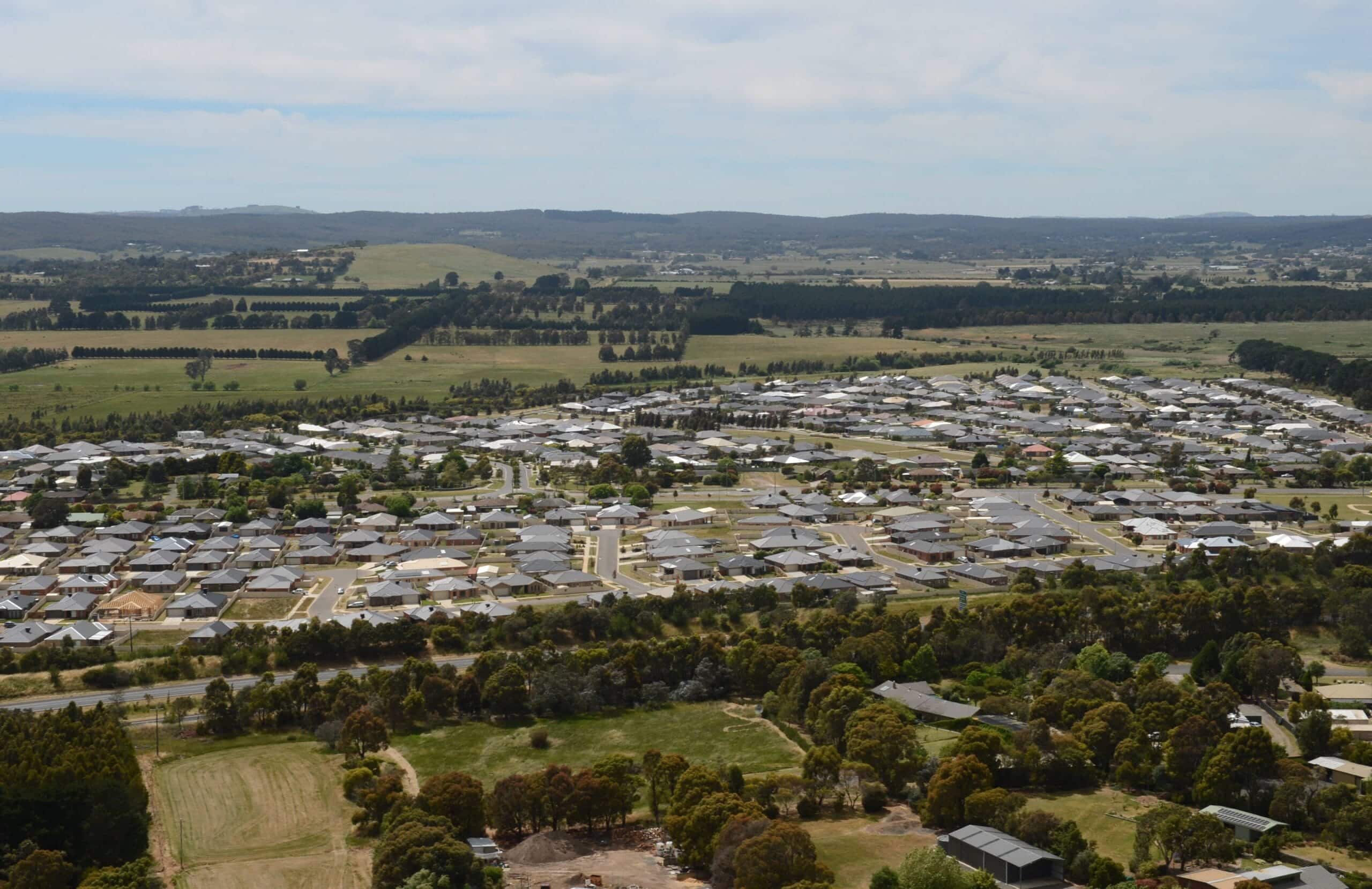 A land development within Miners Rest, VIC