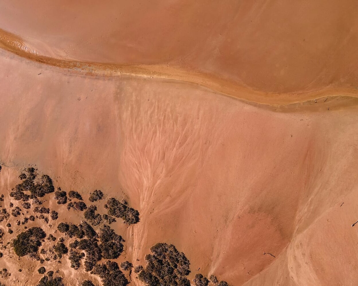 Aerial of Desert
