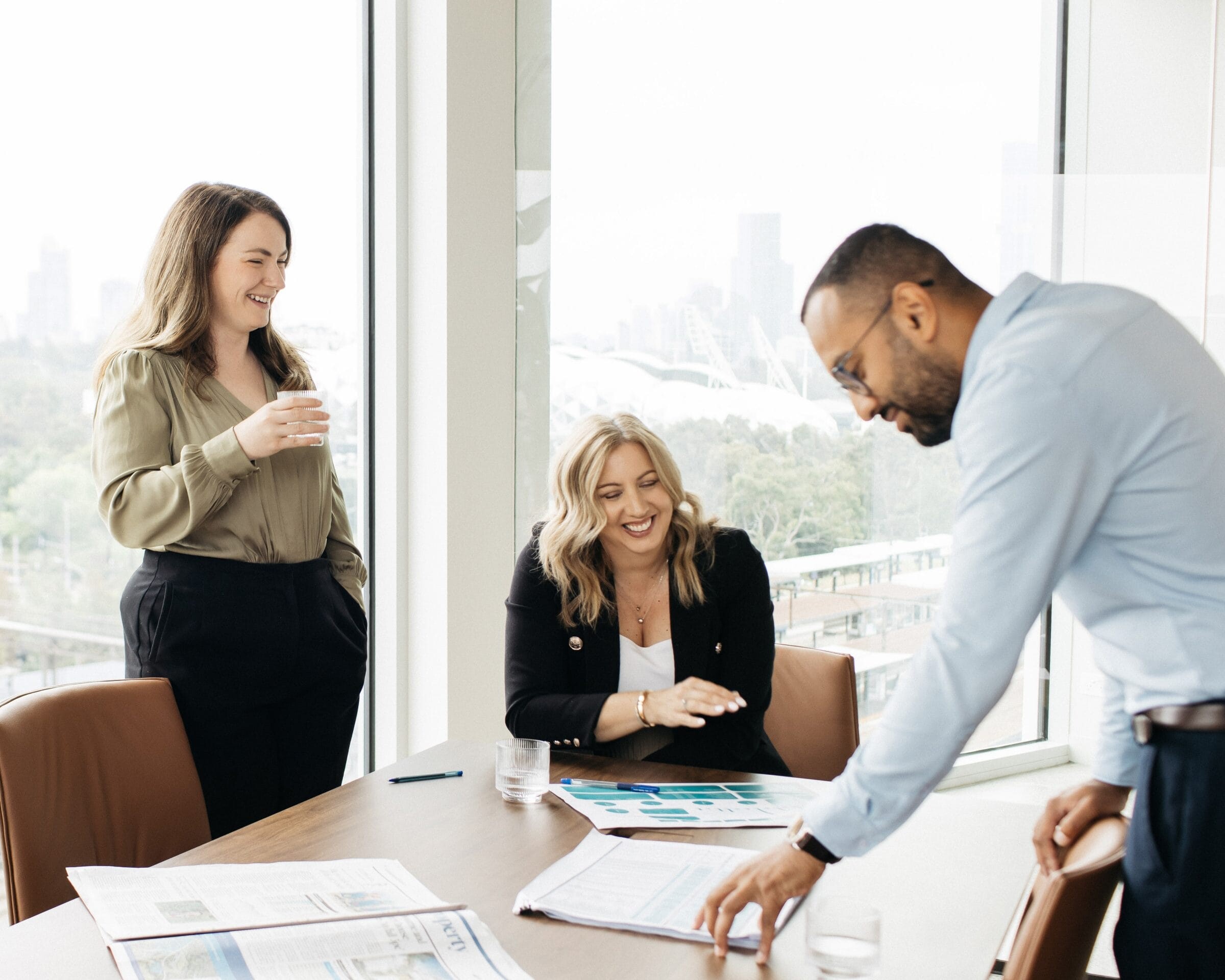 Anita Young with Ark Capital Staff