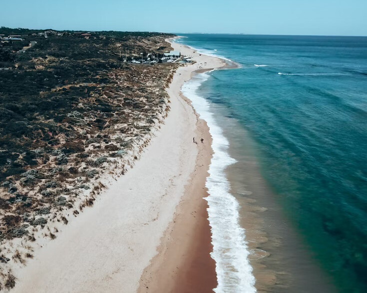 Aerial of a Beach