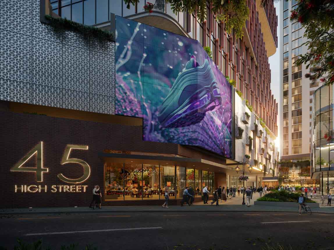 Renders for a future development within Toowong, QLD