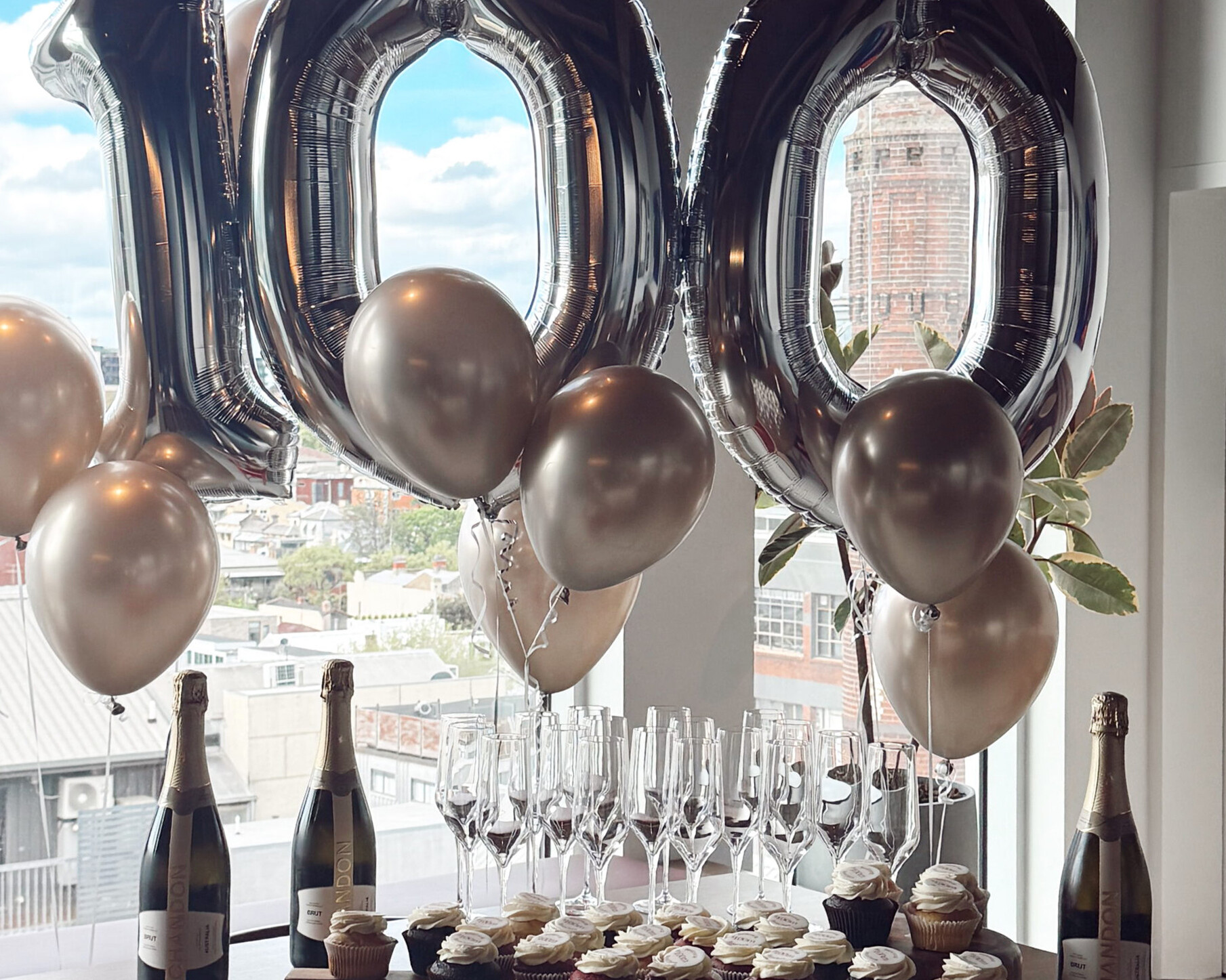 A celebration at the Ark Capital Office