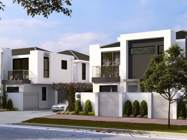 An eight townhouse development within Glenelg East, SA
