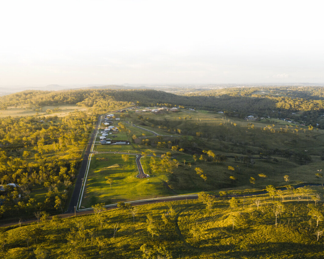 A residential development within the hills of Toowoomba, QLD